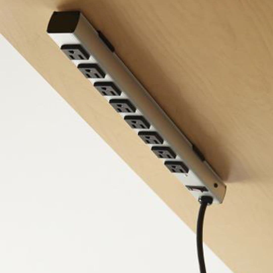 Worksurface Clamp on Power Strip