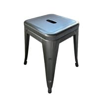 Industrial Metal Seated-Height Stool