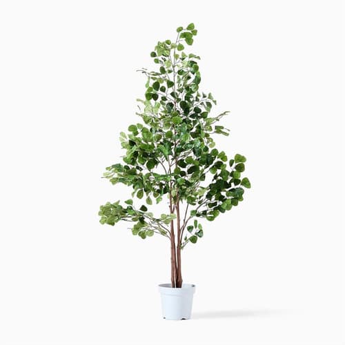Faux Potted Ficus Tree