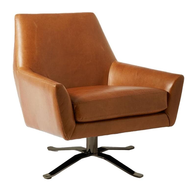 Lucas Leather Swivel Chair