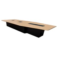 17.8' Bullet-Shaped Conference Table