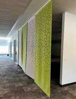 'Falls' Room Dividers w/ Sliding Rail