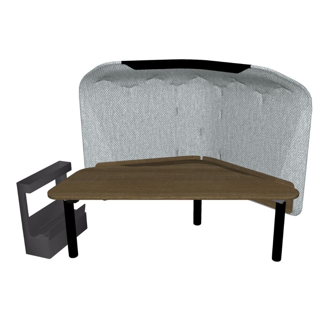 Flex 120 Straight Desk Height w/ Wrap