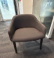 Vitra Softshell Lounge Chairs – Grey Fabric