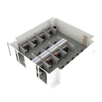 6x6 Workstation