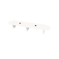 Racetrack Table 48 X192 w/Column Base