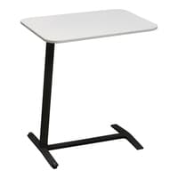 Used Mobile Personal Table, White