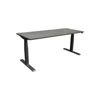 Adjustable Height Used 29×70 Electric Sit Stand Desk, Light Gray