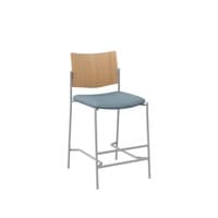 Evolve Counter Stool, Wood Back