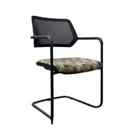Steelcase Qivi Guest Chair (Multi Pattern/Black)