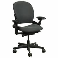 ReNewed Steelcase Leap V1 Task Chair (Black Frame)