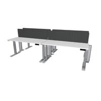 4-Pack Height-Adjustable Desks