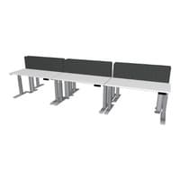 6-Pack Height-Adjustable Desks