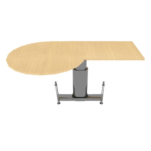 Height-Adjustable Bullet Desk