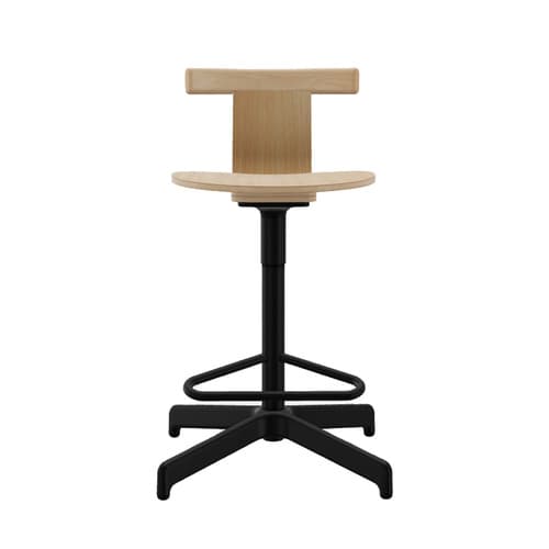 Jiro Counter Stool - Natural - Black Base