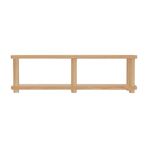Offset Shelf Large Natural - 1 Tier