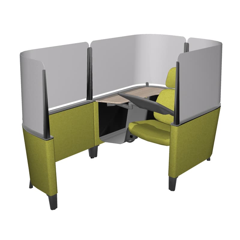 Brody Privacy Lounge with Extension
