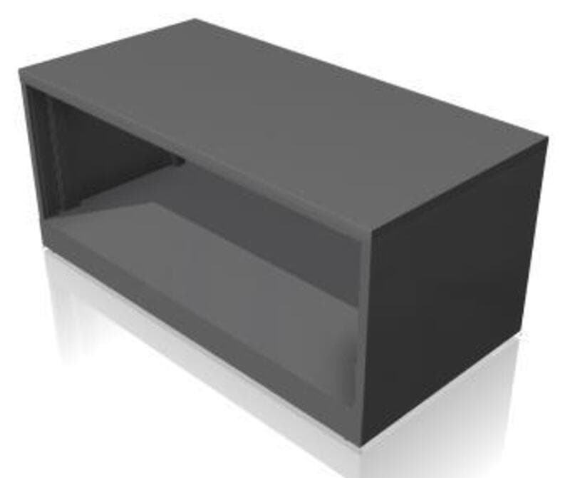 Universal; Cabinet, Steel, No door, 1 high, 18D x 36W