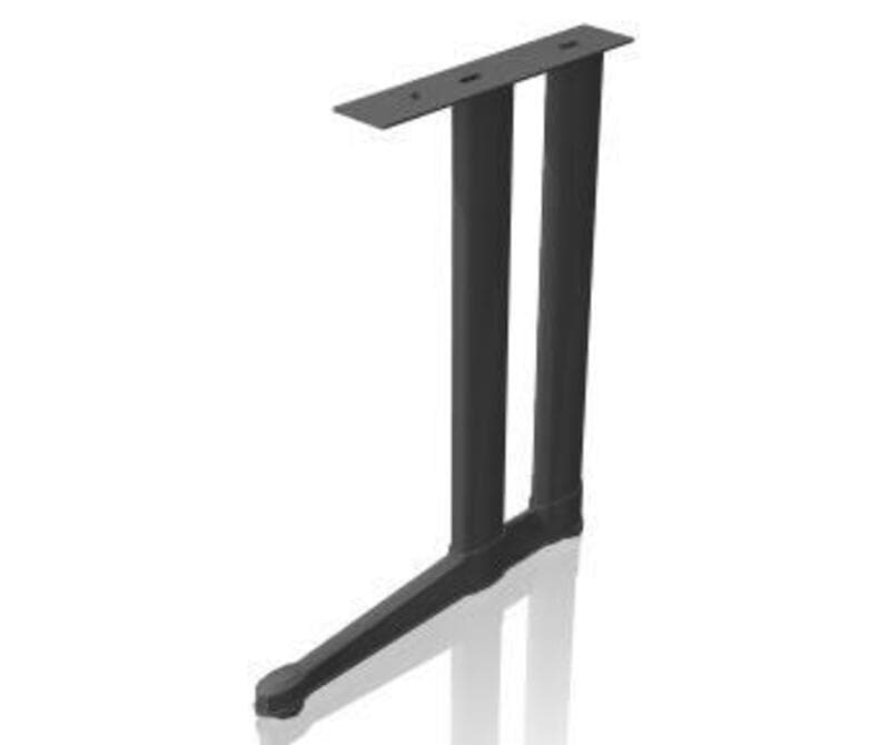 C legs-Double post, Glides, 28 1/2H