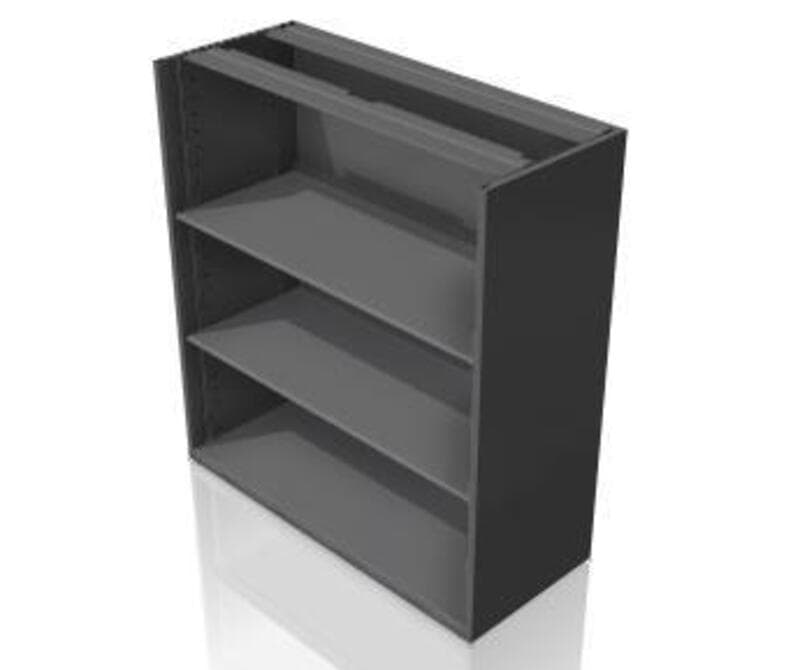Bookcase, 2 adjustable shelves, 15D x 36W x 40H