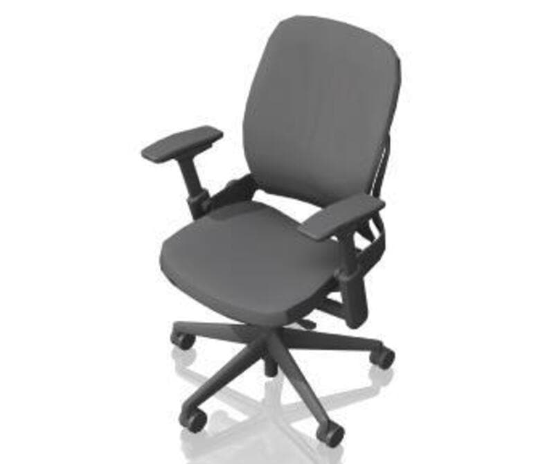 Leap; Chair, Upholstered, Adjustable seat depth, Value package, Height / width / pivot / depth adjustable arms, Lumbar