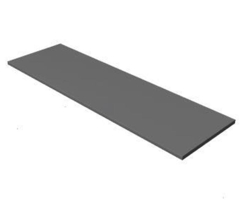 Worksurface-Straight, 1/2 cord drop, 23 1/2D x 78W