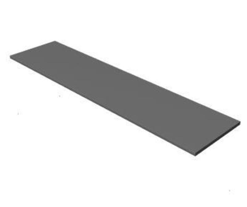 Worksurface-Straight, 1/2 cord drop, 23 1/2D x 96W